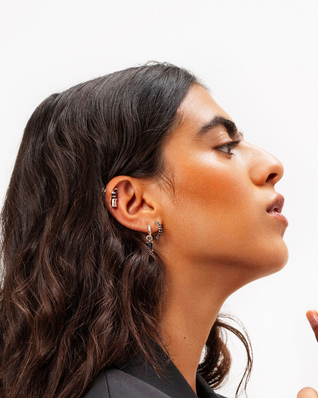 Izabel Display Earring Colorful Studs  Guld ONESIZE