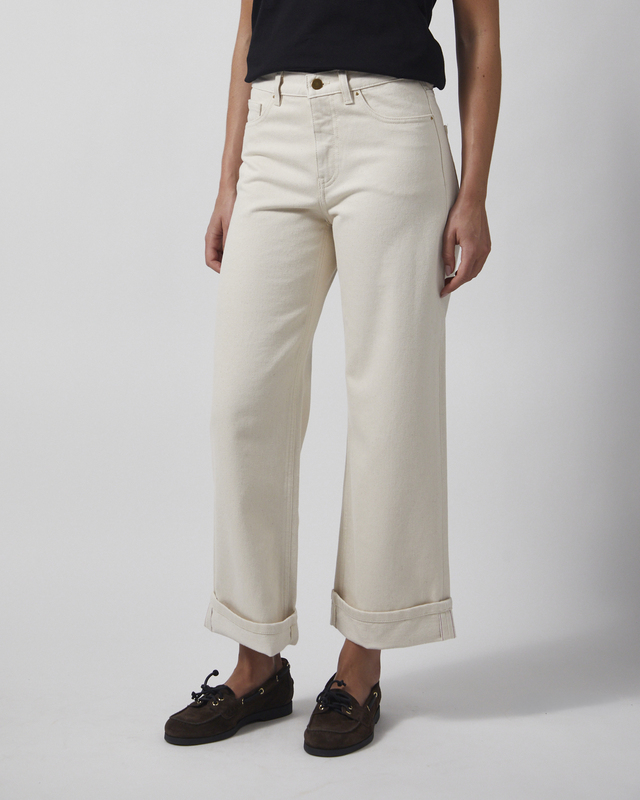 Moncler Jeans Cropped  Ivory L