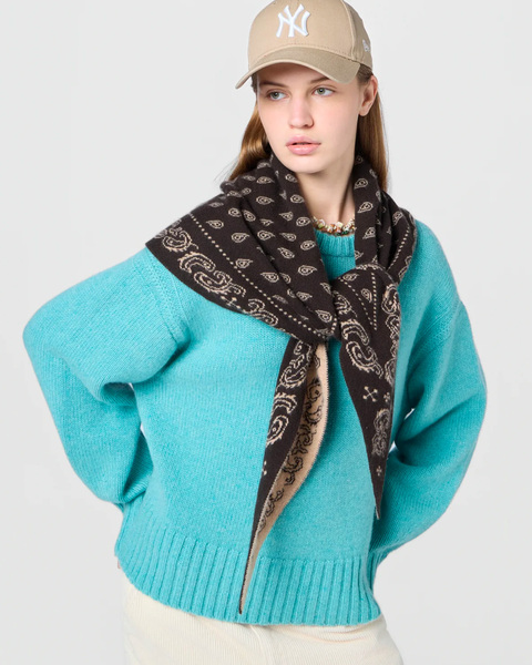 Cashmere Scarf The Wild Rag Beige/brun ONESIZE 2