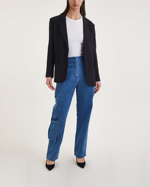 Trousers Gina Denim Cargo Denim 2