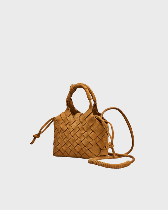 CALA JADE Taske Misu Mini Camel Suede Camel ONESIZE