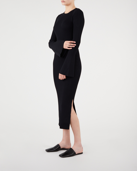 Anni Rib Dress Svart 2
