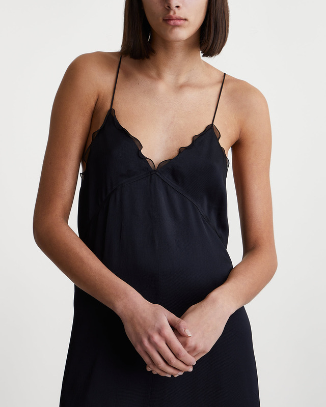 Filippa K Dress Structure Frill Black 36