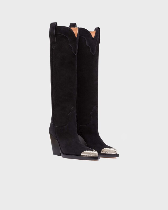 Paris Texas Stövlar El Dorado Embellished Toe Svart EUR 39