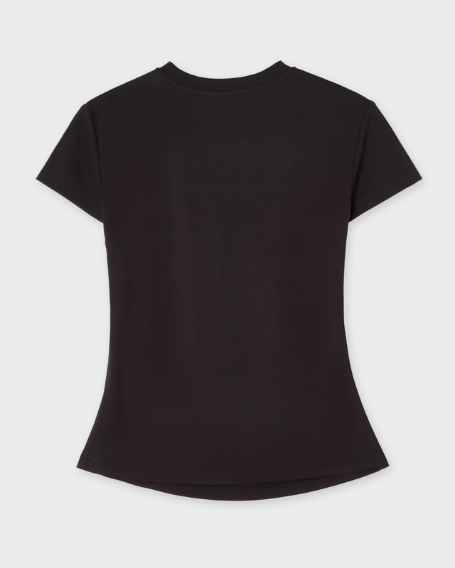 CLOEYS T-Shirt Tight Fitted Heart  Svart S