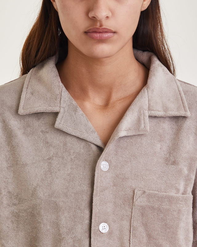 Nikben Skjorta Terry Bowling Beige S