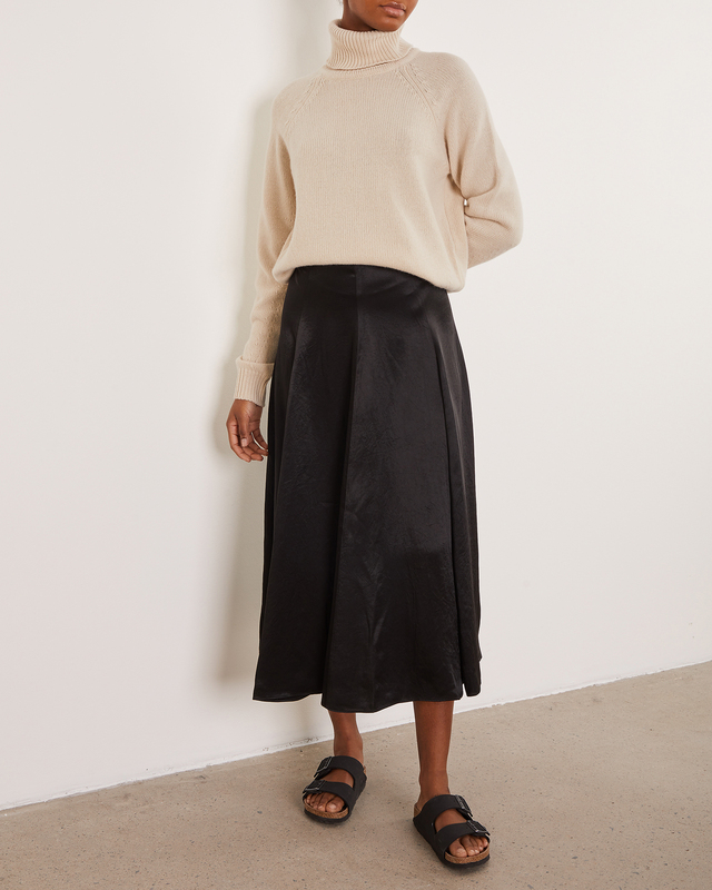 Vince Skirt Paneled Slip  Black US 6 (EUR 38)