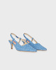 Custommade Heels Anita Dotted Denim  Blue EUR 41