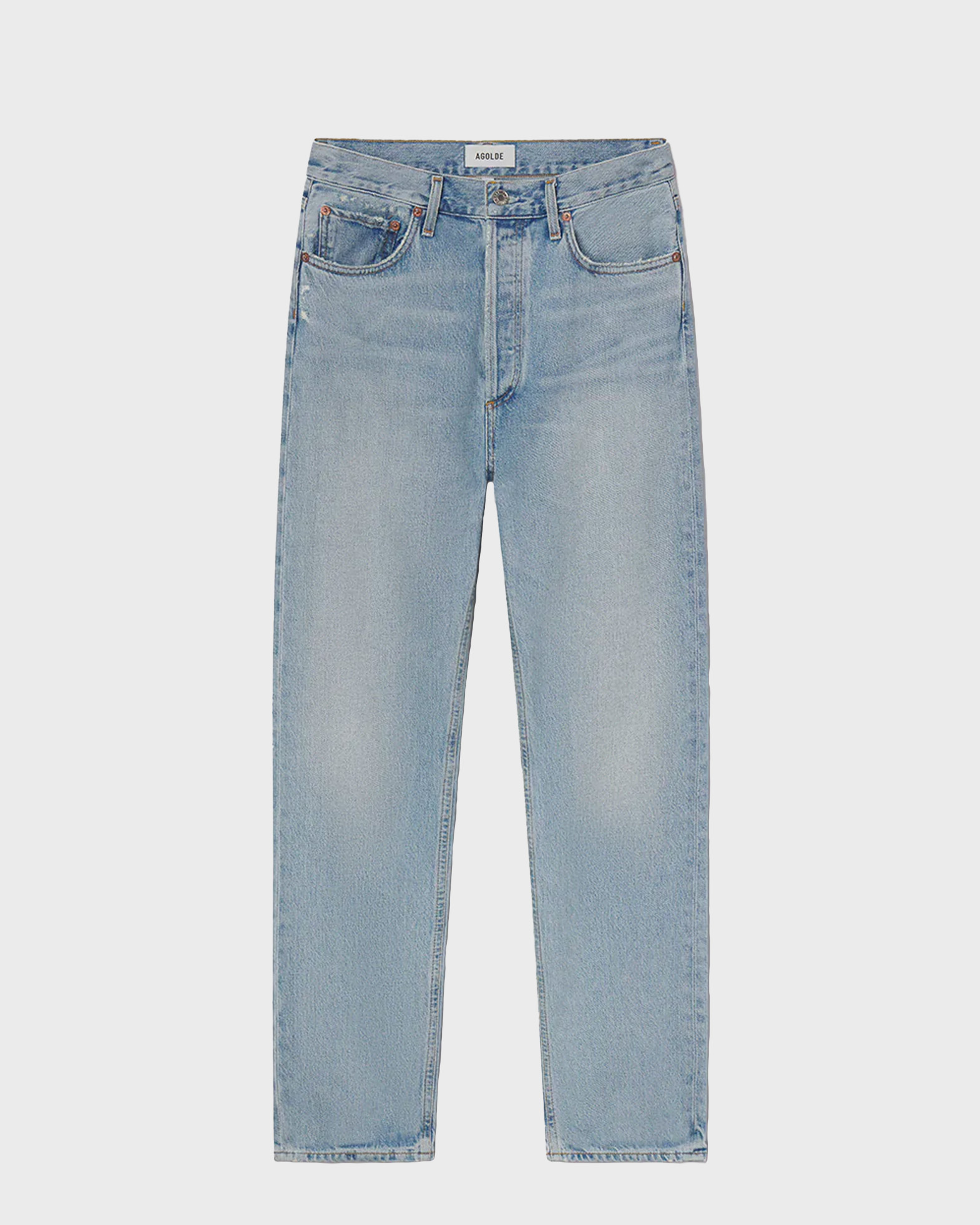 Agolde Women's Light Blue Wash Jeans 90'S Pinch High Waist 29