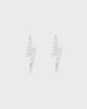CBYC Earrings Bolt Ear Stud Silver Silver ONESIZE