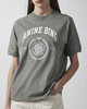 Anine Bing T-skjorte Jaylin Collegiate Sage L