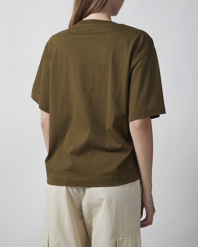 Dagmar T-Shirt Knot Dark Green XS