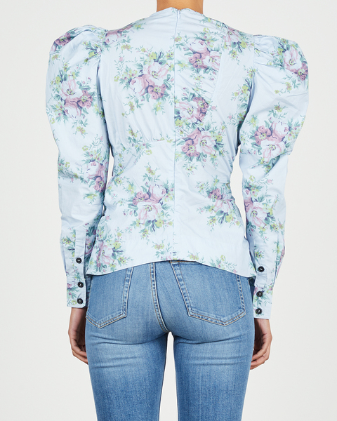 Blouse Printed Cotton Poplin Heather 2