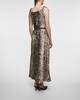 Acne Studios Klänning Satin Snake Print Brun 38