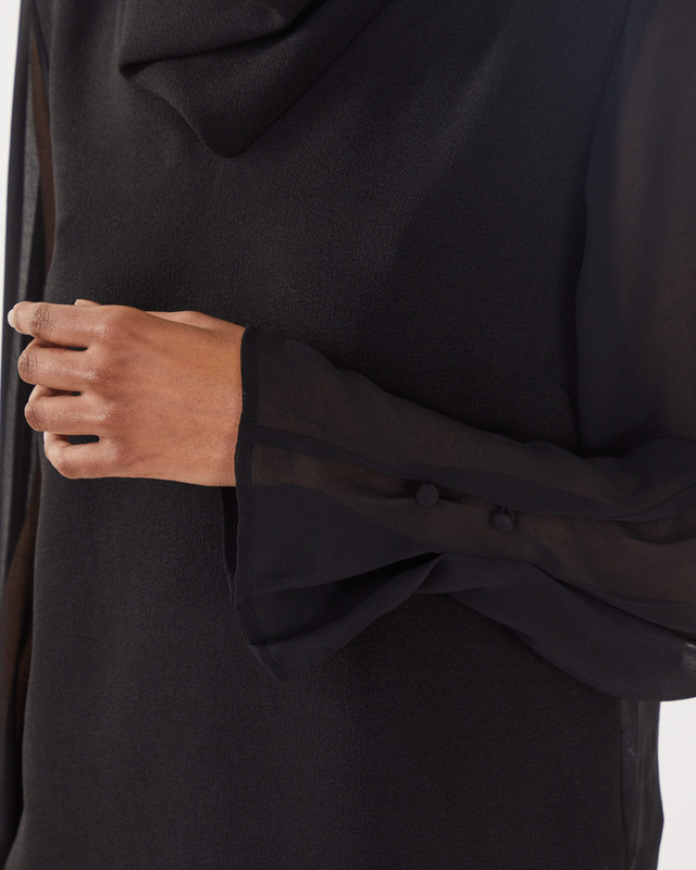 Dante6 Topp Cillan Drapey Collar Raven 2 (S)