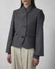 Dagmar Jakke Short Curved Charcoal 34