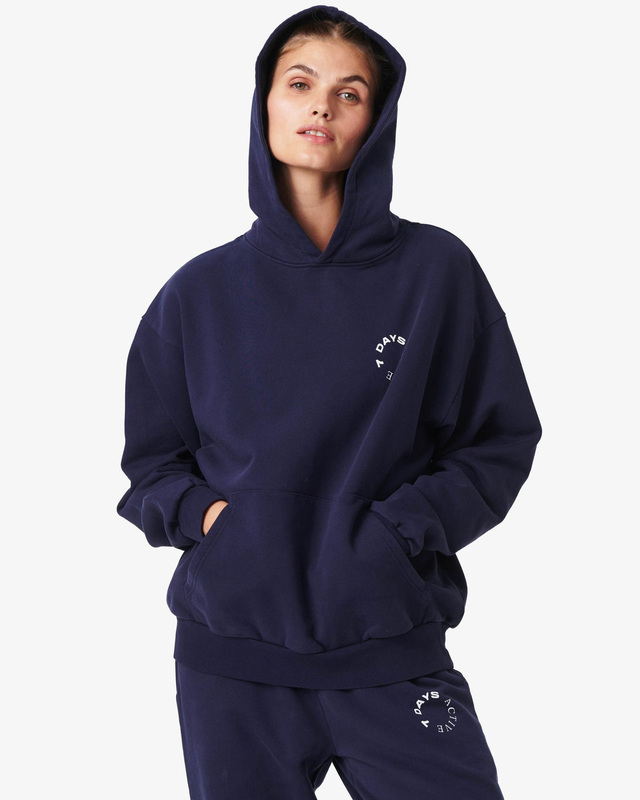 7 Days Active  Hoodie Organic  Navy L
