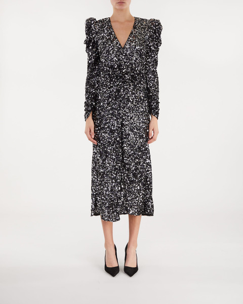 Dress Jenna sequin Svart/silver 2