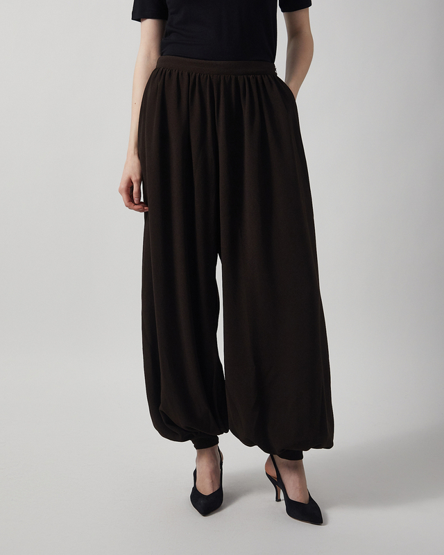 ROTATE Birger Christensen Pants Balloon Pleated  Mole 40