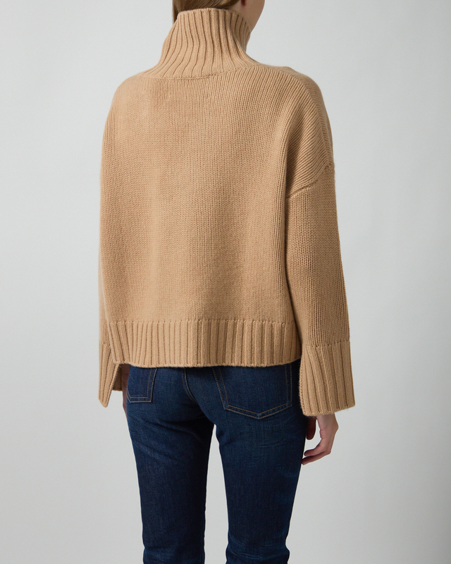 Soft Goat Striktrøje Girlfriend Camel M