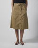 Moncler Nederdel Belted Cotton Midi Beige L