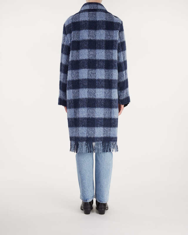 Woolrich Overshirt  Brushed Wool  Blå S