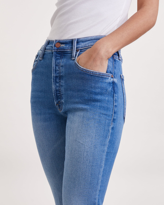 Mother Jeans The Tripper Ankle Fray Denim 29