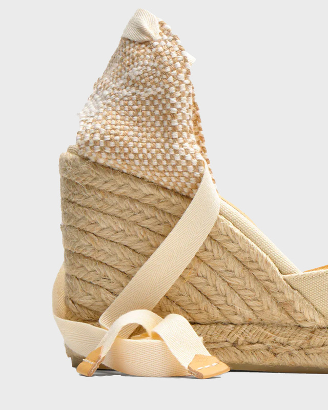 Castaner Carina Wedge Sandal Ivory EUR 40