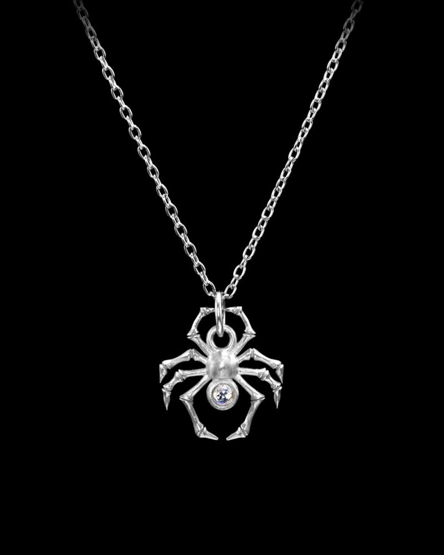 Maria Nilsdotter Necklace Spider Silver Silver ONESIZE