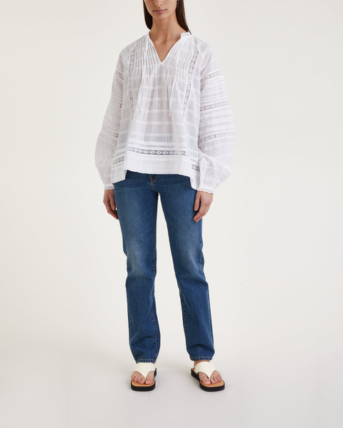Blus Anjali Vit 2