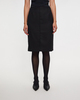 Dagmar Skirt Pencil Midi  Black 38