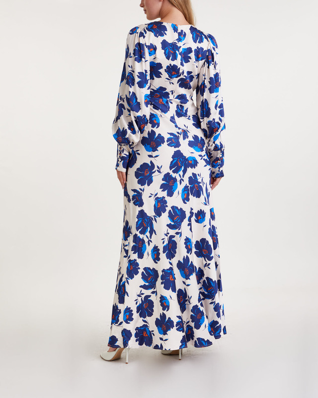 By Malina Dress Alize satin maxi WAKAKUU