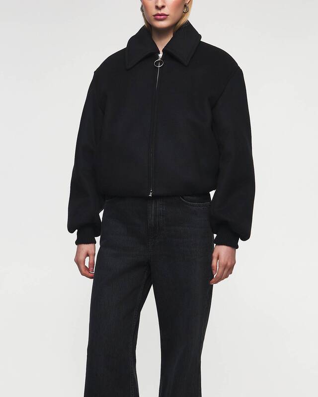 Acne Studios Jacket Wool Bomber Black 38