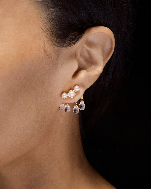 Maria Nilsdotter Earring Rain Small Guld ONESIZE