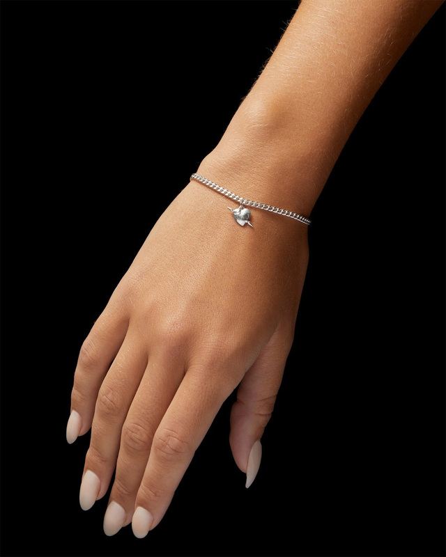 Maria Nilsdotter Tuvstarr's Heart Bracelet Silver ONESIZE