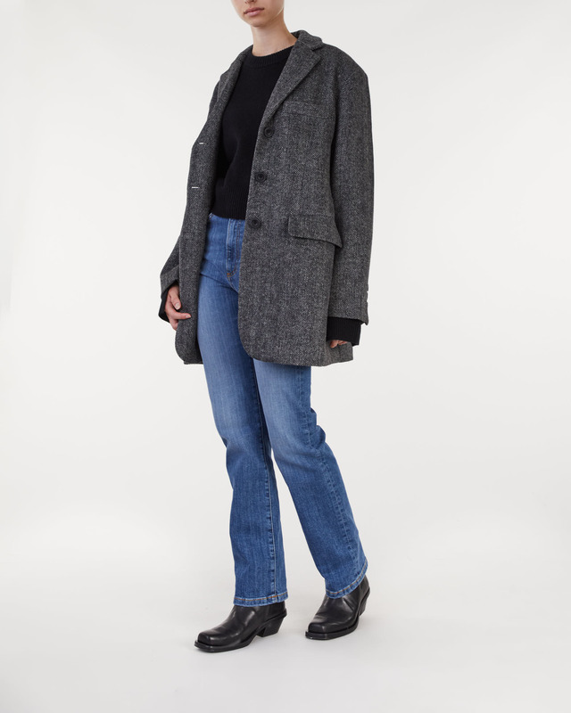MEOTINE Jacka Emily Jacket Long  Svart/grå S-M