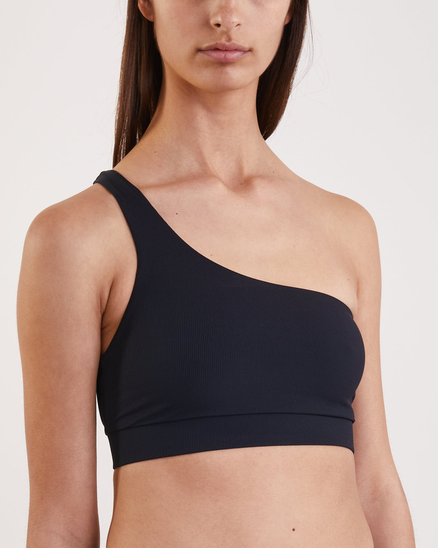 Casall One Shoulder Bikini Top Svart 34