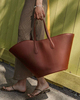 Liffner Bag Open Tulip Tote Large Brun ONESIZE