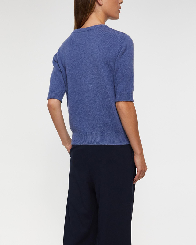 Wakakuu Icons Top London Wool Cashmere Blue L