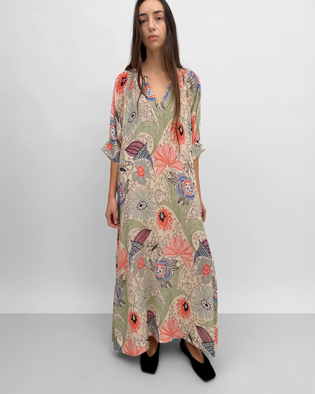 Rodebjer Dress Windy Ducharne Coral XS