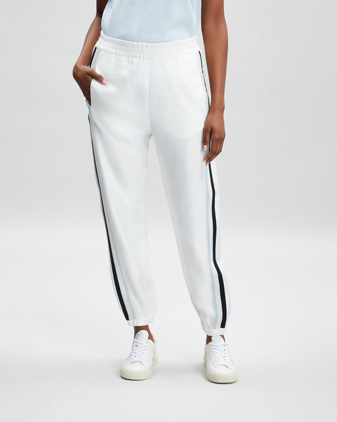 Trousers Twill Jogging Offwhite 2