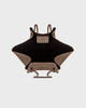YUZEFI Mochi Suede Bag  Taupe ONESIZE