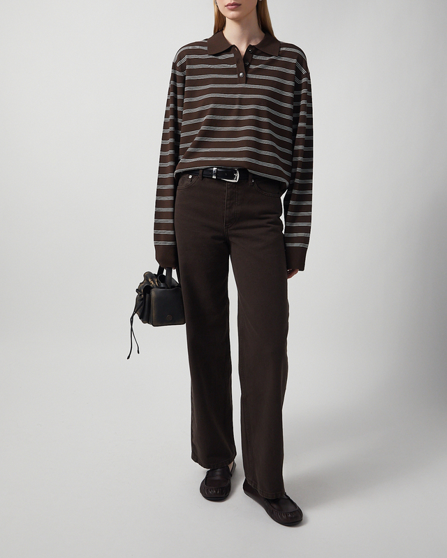 The Garment Tröja Madison Polo Beige/brun UK 12 (EUR 40)