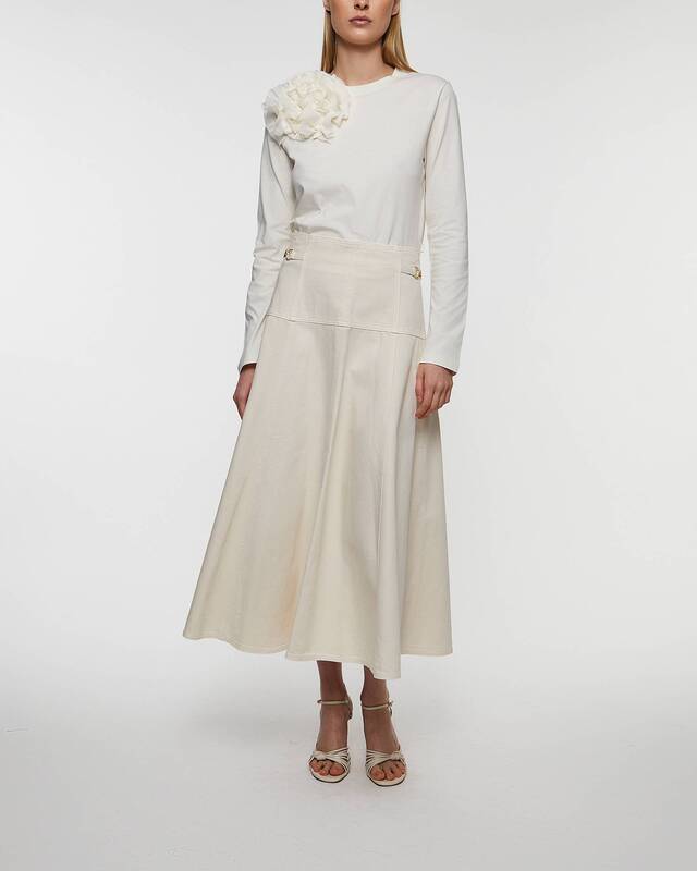 Ulla Johnson Skirt The Brigette  White US 2 ( EUR 34)