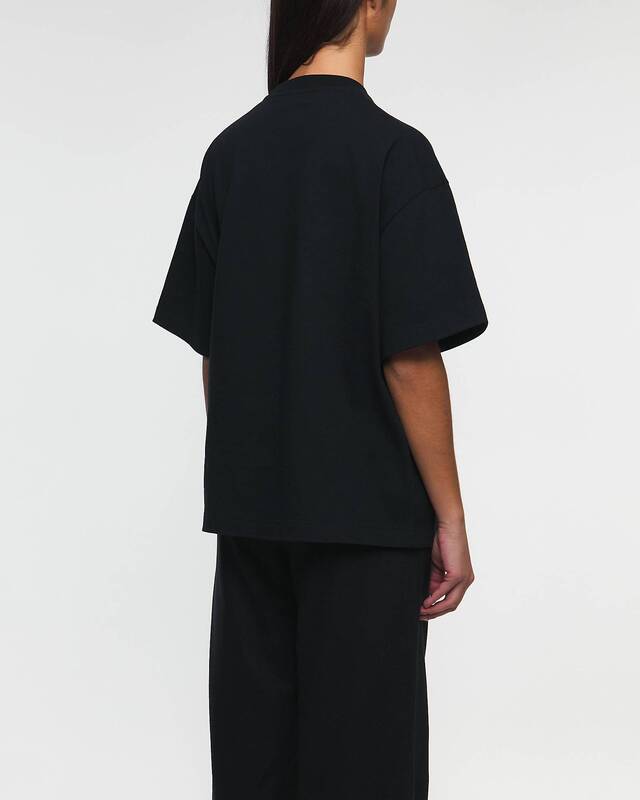 Jil Sander T-Shirt Logo Jersey Svart XS