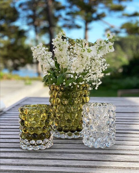 Candle Holder Hurricane Boule Large Oliv ONESIZE 2