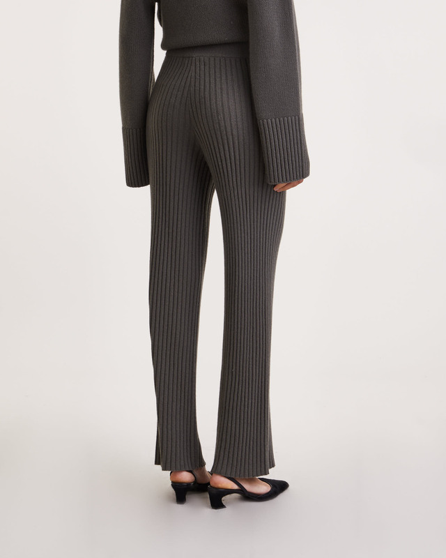 LISA YANG Byxor Delia Cashmere Grön 1 (S-M)