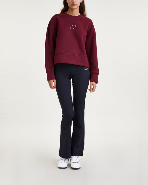 Tröja Boxy Crew Neck  Röd 2