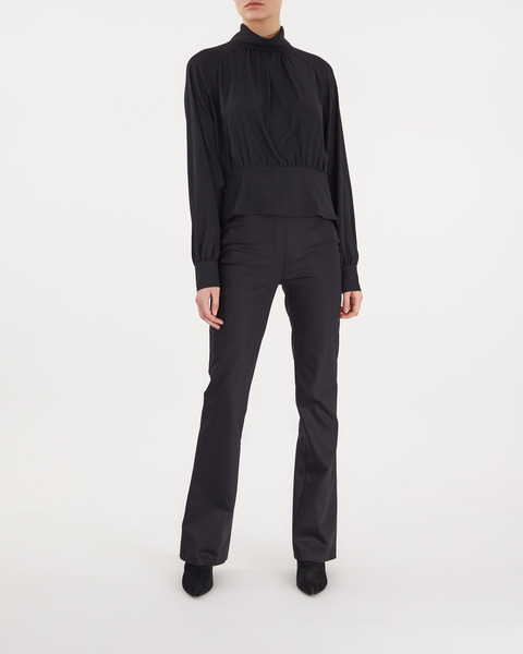 Mock Neck Blouse Svart 2