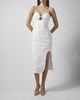 FARM Rio Klänning Sleeveless Midi Shell Offwhite XS